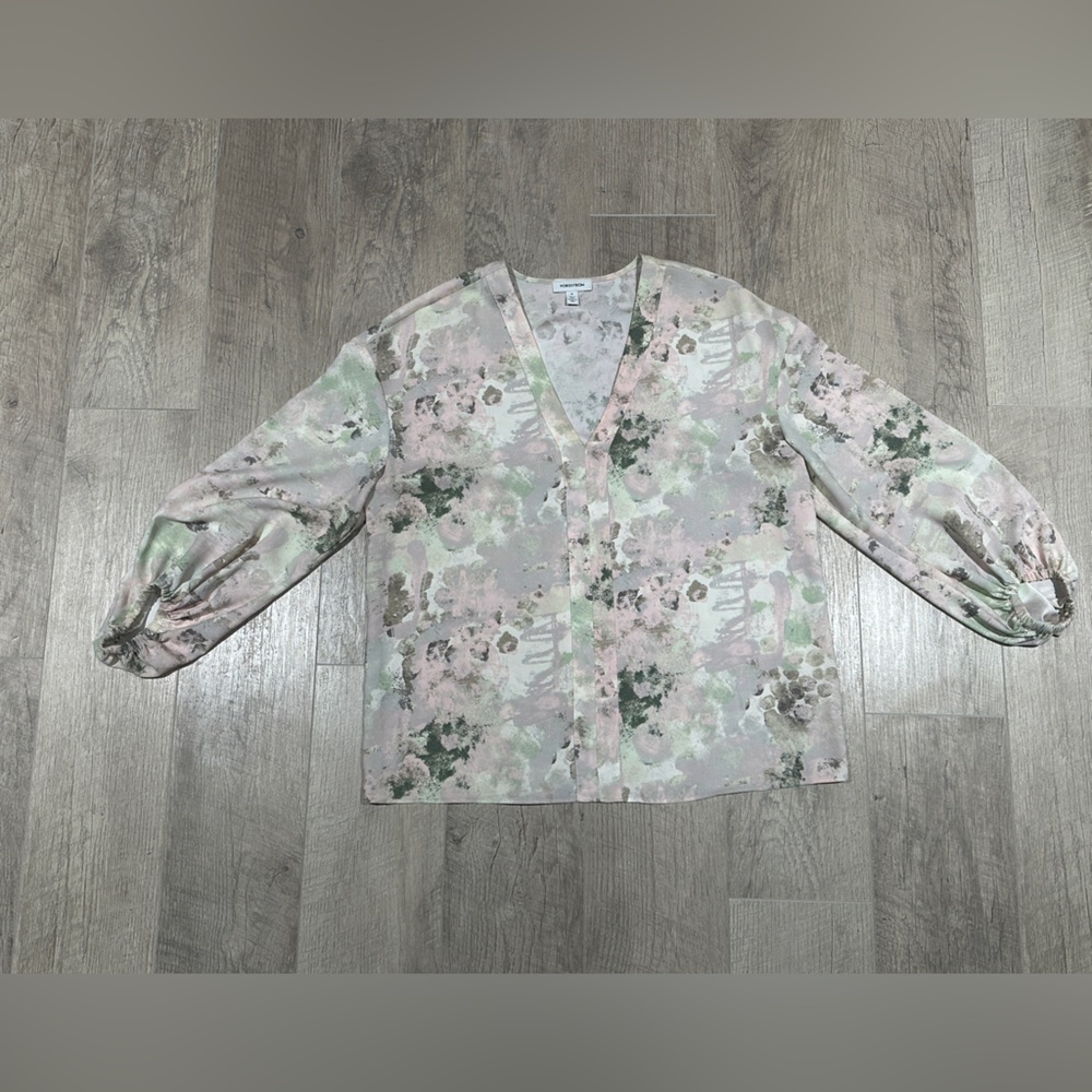 Nordstrom Satin Blouse